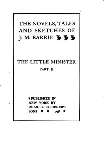Cover of The Novels, Tales, and Sketches of J.M Barrie