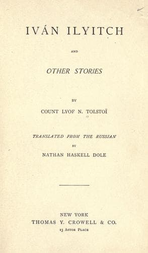 Cover of The Death of Ivan Ilyich (Vintage Classics)