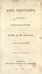 Cover of Life thoughts