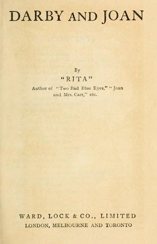 Cover of Darby and Joan