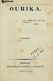 Cover of Ourika