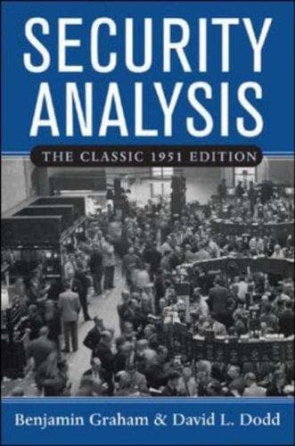Cover of Security analysis