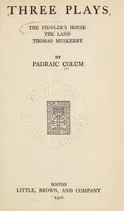 Cover of Three plays