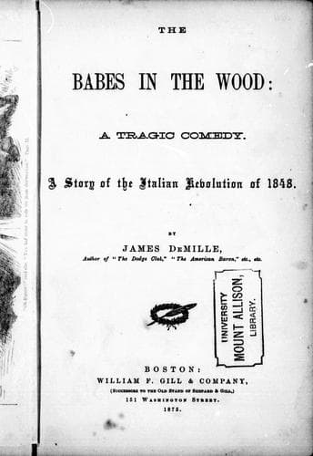 Cover of The babes in the wood