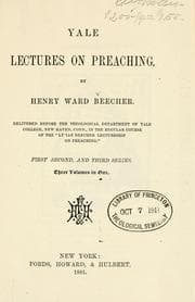 Cover of Yale lectures on preaching