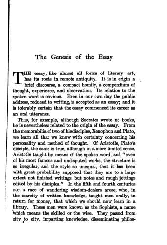 Cover of The Great English essayists