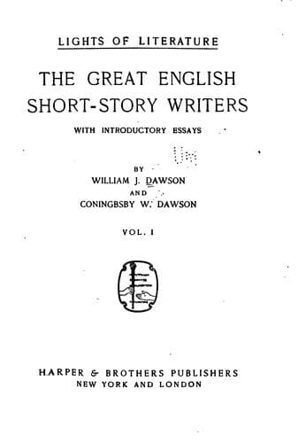 Cover of The great English short-story writers