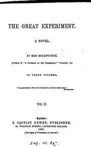 Cover of The great experiment
