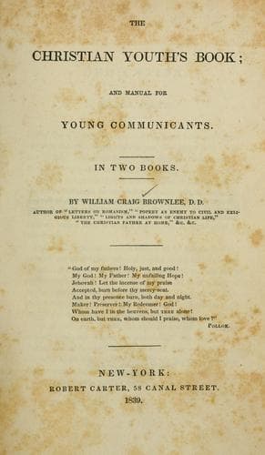 Cover of The Christian youth's book