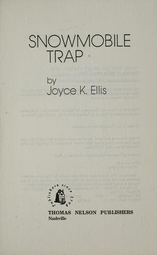 Cover of Snowmobile trap