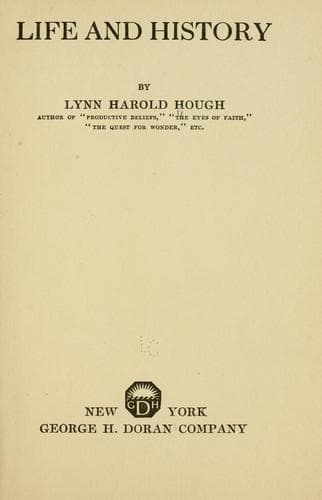 Cover of Life and history