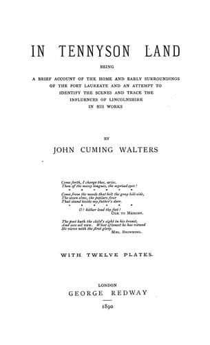 Cover of In Tennyson land