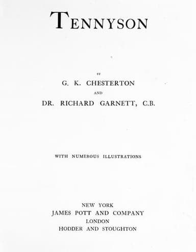 Cover of Tennyson
