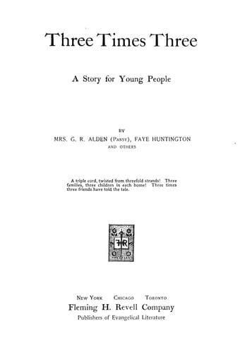 Cover of Three times three