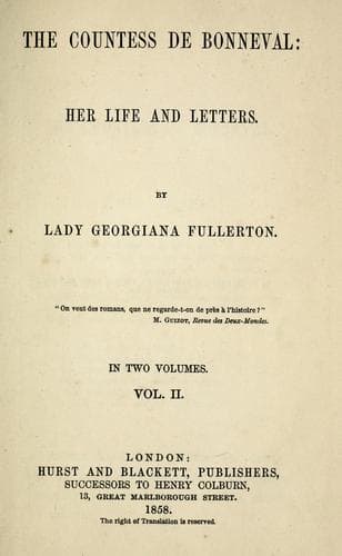 Cover of The countess de Bonneval