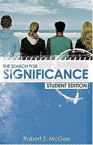 Cover of The Search for Significance Student Edition
