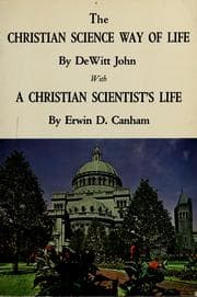 Cover of The Christian Science way of life