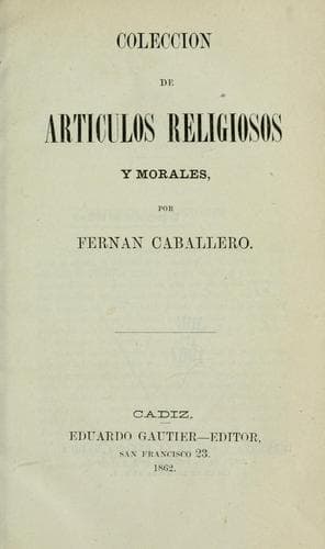 Cover of Colección de artículos religiosos y morales