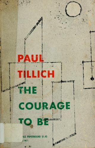 Cover of The courage to be