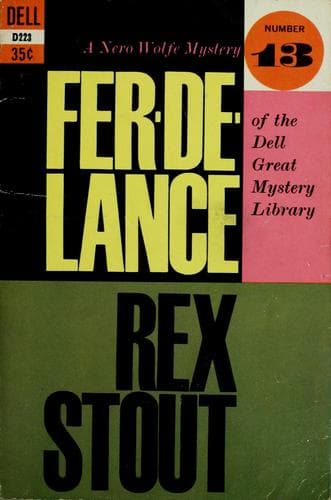 Cover of Nero Wolfe:Fer De Lance