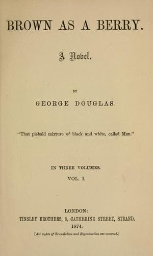 Cover of Brown as a berry.