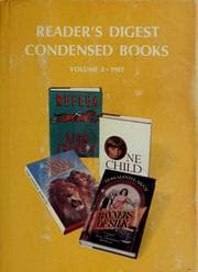 Cover of Reader's Digest Condensed Books--Volume 2 1981