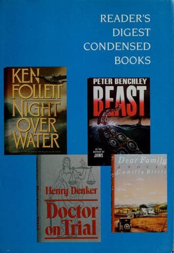 Cover of Reader's Digest Condensed Books