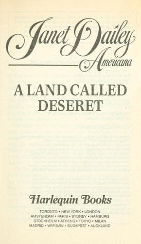 Cover of A Land Called Deseret (Janet Dailey Americana - Utah, Book 44)