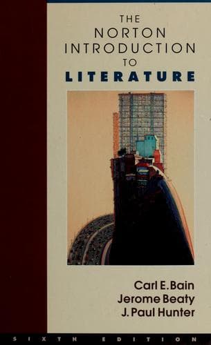 Cover of The Norton introduction to literature