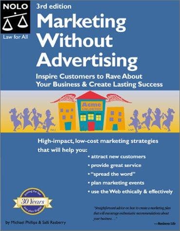 Cover of Marketing Without Advertising (Marketing Without Advertising, 3rd ed)