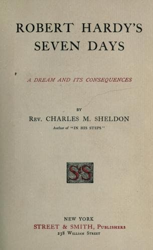 Cover of Robert Hardy's seven days