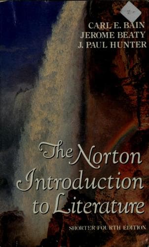 Cover of The Norton introduction to literature