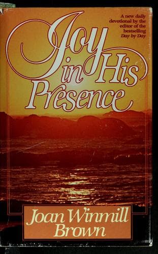 Cover of Joy in His presence