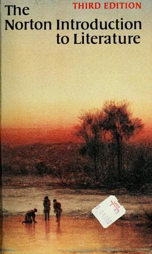 Cover of Norton Introduction to Literature