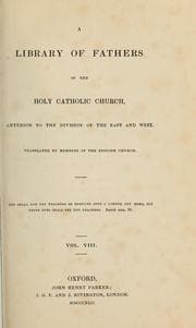 Cover of Select treatises of S. Athanasius, Archbishop of Alexandria, in controversy with the Arians