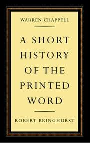 Cover of A short history of the printed word