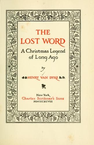 Cover of The lost word