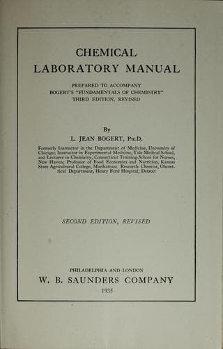 Cover of Chemical laboratory manual