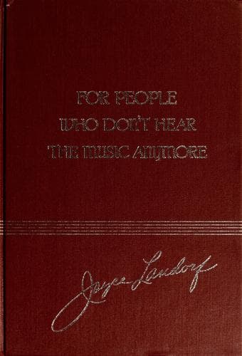 Cover of For people who don't hear the music anymore