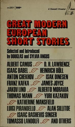 Cover of Great Modern European Short Stories