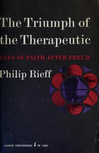 Cover of The triumph of the therapeutic