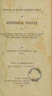 Cover of Struggles and triumphs of religious liberty