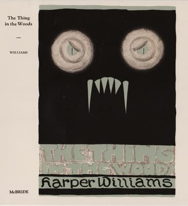 Cover of The thing in the woods