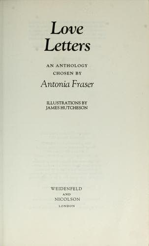 Cover of Love letters