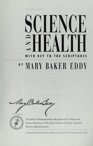 Cover of Science and health