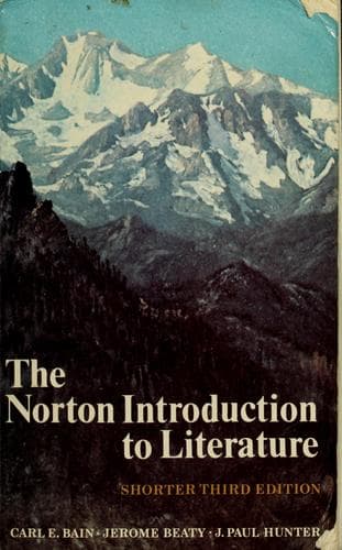 Cover of The Norton introduction to literature