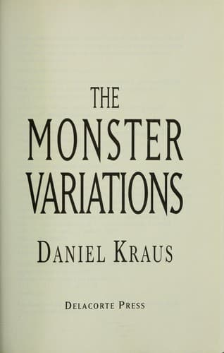 Cover of The monster variations