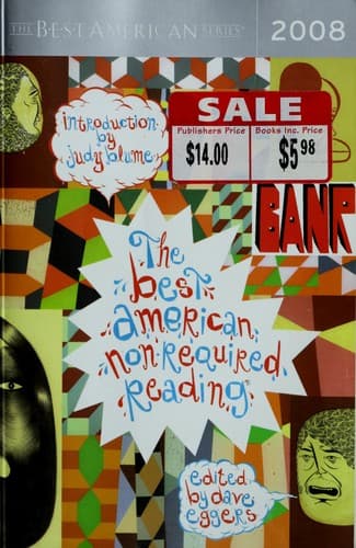 Cover of The Best American Nonrequired Reading 2008