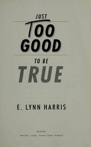 Cover of Just too good to be true