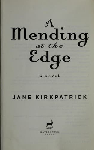 Cover of A mending at the edge